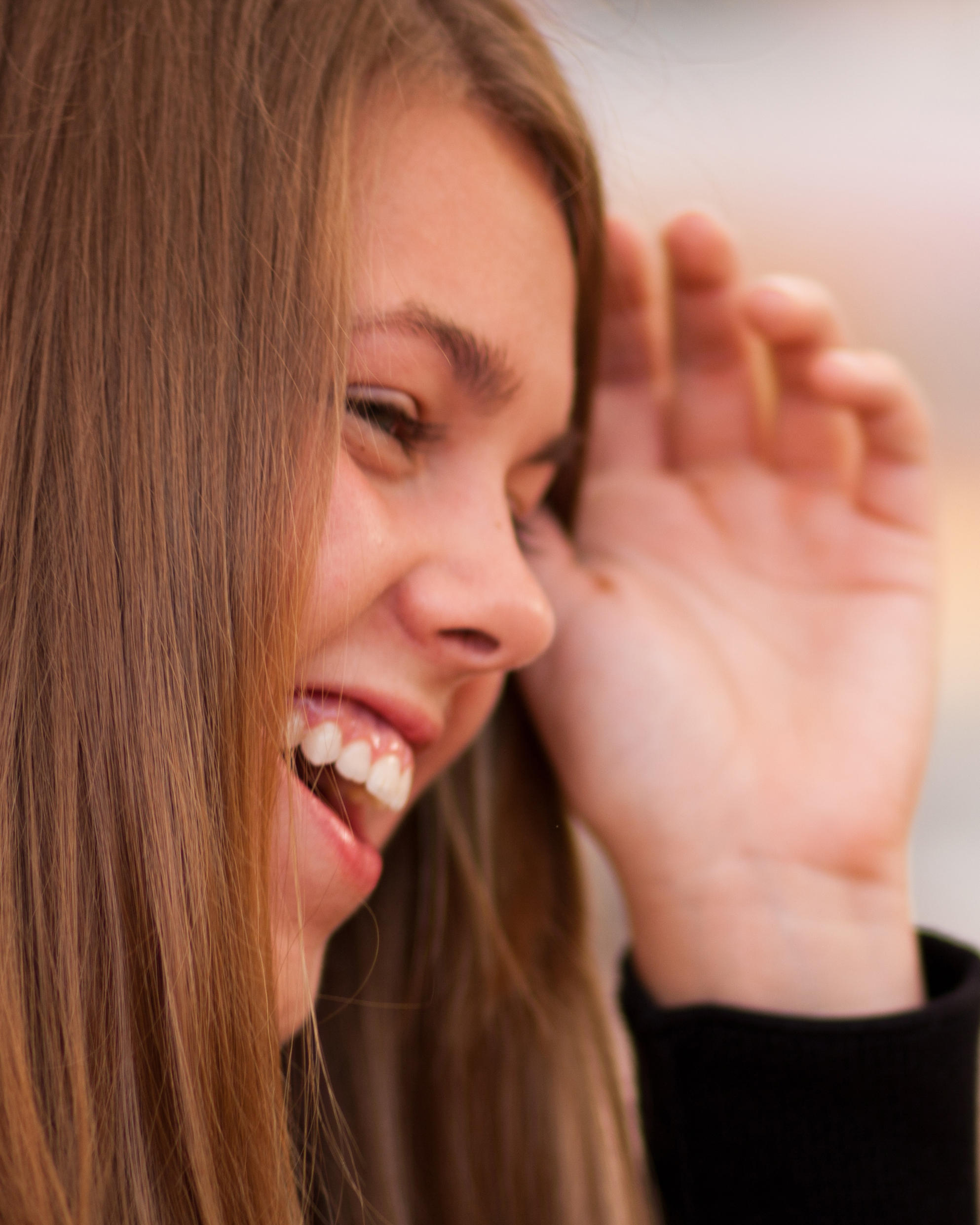 Candid portrait with natural expression
